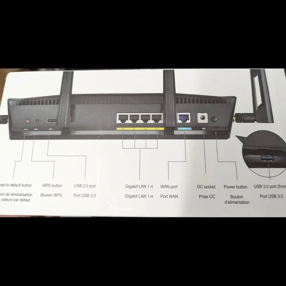 Asus AC 3100 Wi-Fi Router - Picture 5 of 5